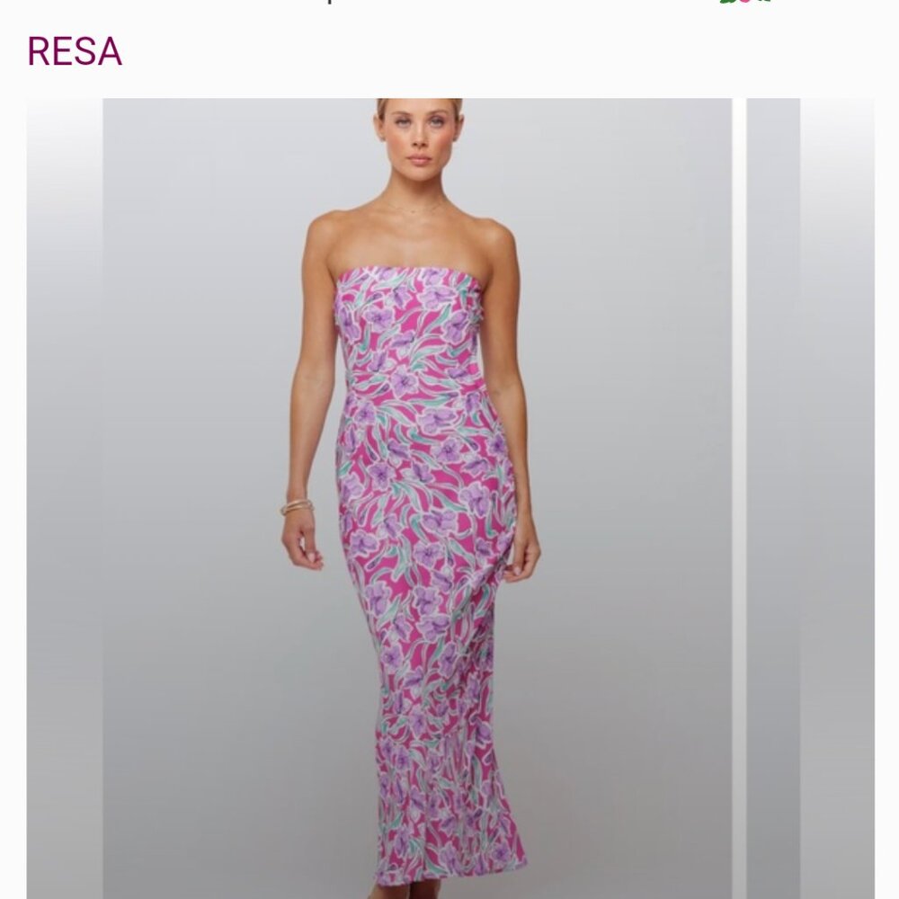 Resa Anna slip dress - hibiscus XS